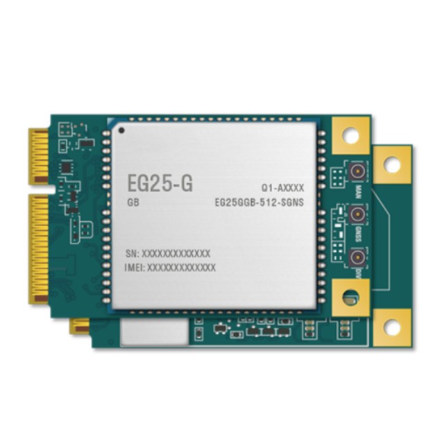 Quectel LTE Cat 4 無線通信模塊 EG25GGB-MINIPCIE-S 專為 M2M 和 IoT 應用而設計