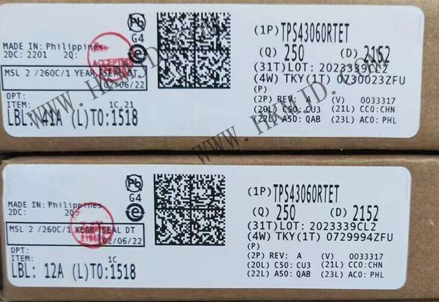 低 Iq、同步升壓控制器 TPS43060RTET IC REG CTRLR BOOST 16WQFN