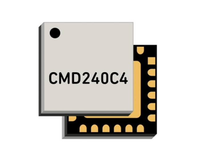 CMD240C4是一款射頻放大器，DC至22GHz，24QFN