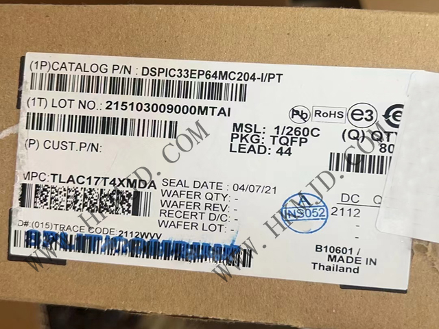 用于電機控制、數(shù)字電源和檢測的 DSPIC33EP64MC204-I/PT 16位 DSC
