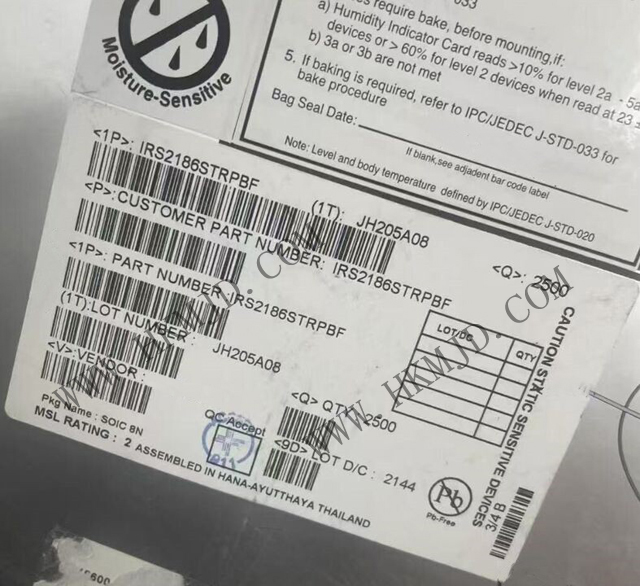 [供應(yīng)] IRS2186STRPBF（英飛凌）600V，EiceDRIVER? 高壓側(cè)和低壓側(cè)柵極驅(qū)動(dòng)器 IC