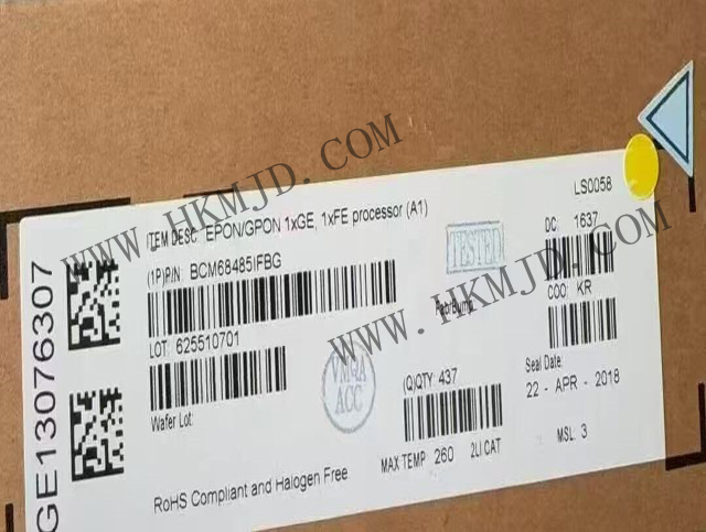 明佳達電子供應 BCM68485IFBG：高性能網絡控制器與處理器 IC